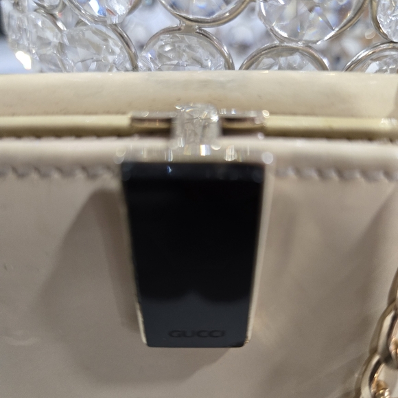 Gucci Wallet Cream Enameled/ Patent Leather - Picture 2 of 10